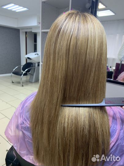 Кератин ботокс волос