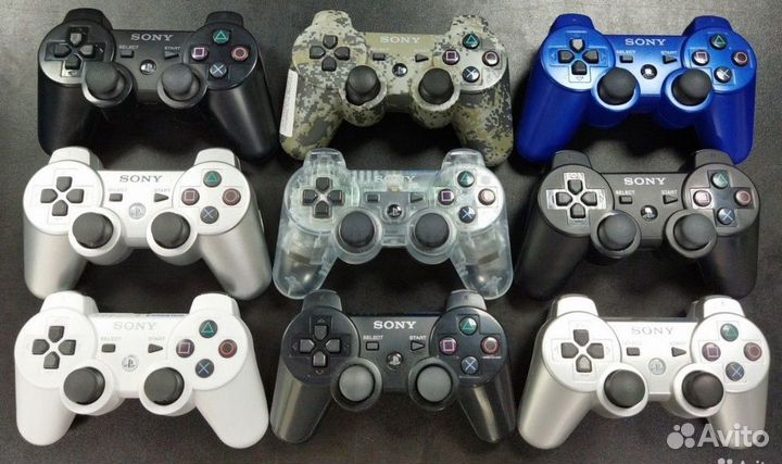 Sony PS3 джостики разноцветные