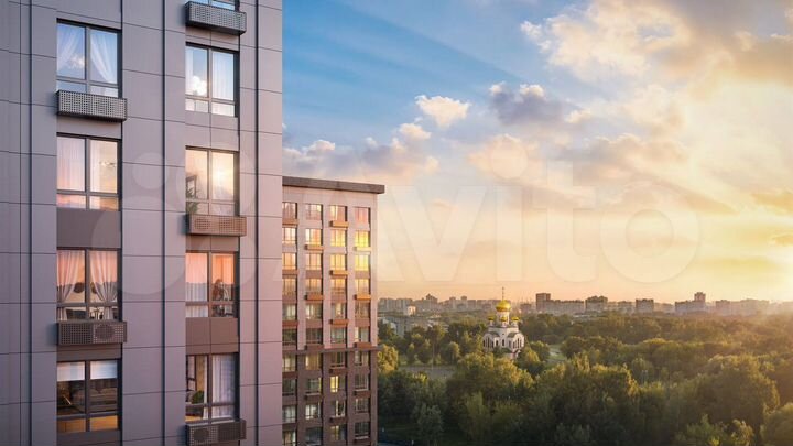 2-к. квартира, 62,4 м², 20/25 эт.