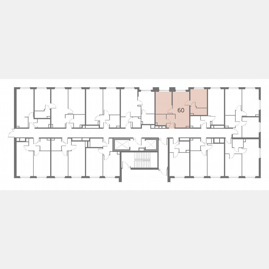 2-к. апартаменты, 47,7 м², 6/11 эт.