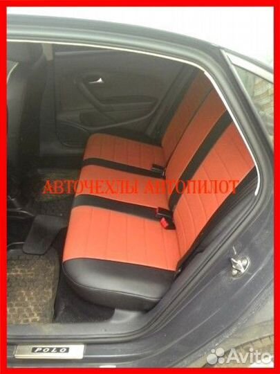Чехлы Автопилот Volkswagen Polo 1 из экокожи