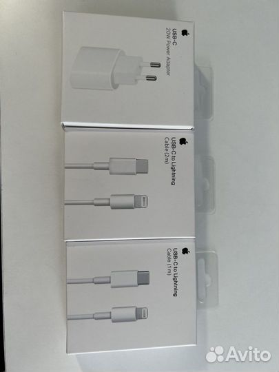 Блок питания apple 20w,провод USB-C to lightning
