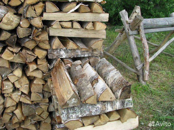Дрова березовые с доставкой и разгрузкой 35 см