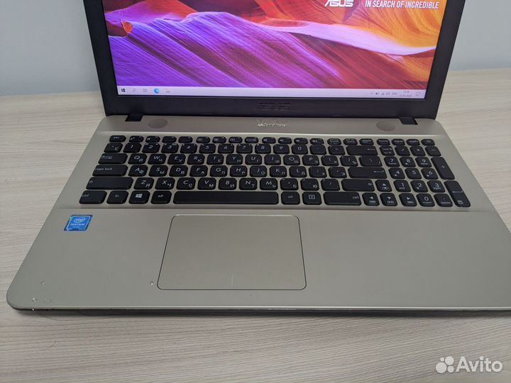 Свежий ноутбук Asus 1000gb/8gb/geforce/4 ядра/15.6