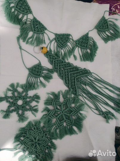 Новогодний макраме набор