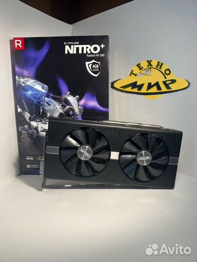 Видеокарта rx580 4gb