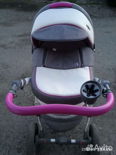 Коляска 2в1 люлька Adamex Vicco