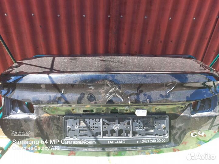 Крышка багажника citroen c4