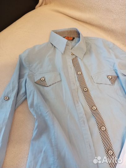 Рубашки школьные для девочки 128-134