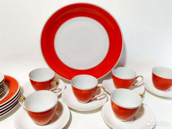 Сервиз чайный гдр Volkstedt