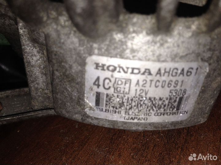 Генератор Honda CRV K24a1