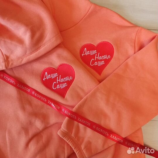 Парные свитшоты худи