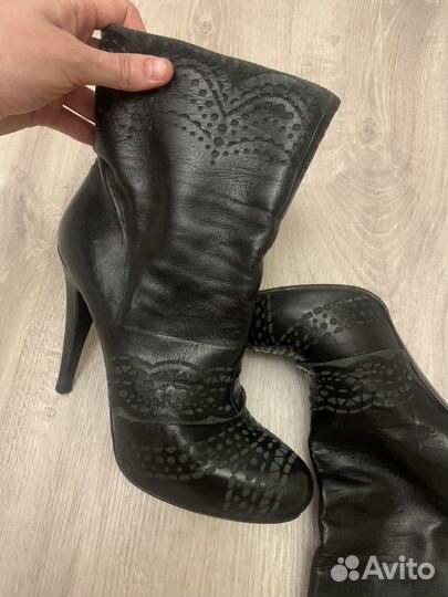 Ботильоны fabi натуральная кожа