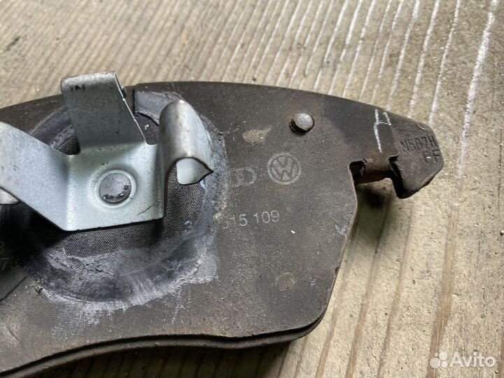 Оригинальные колодки Polo, Rapid 1.6 AT 110 л.с