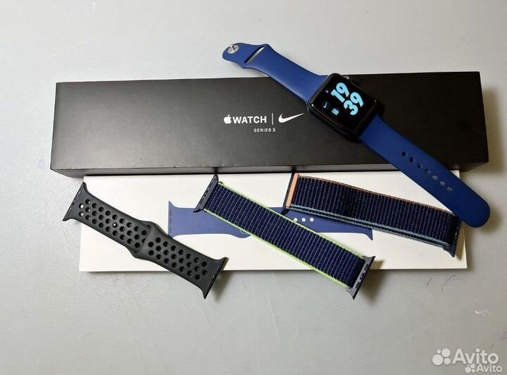 Часы apple watch 3 42mm nike