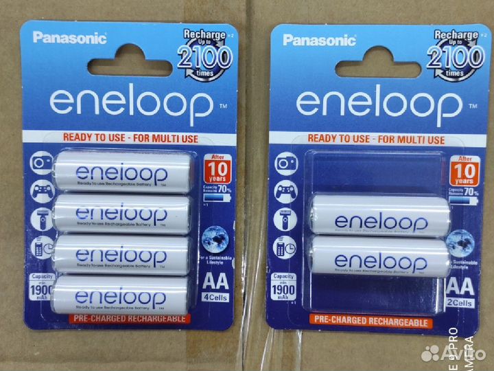 Аккумуляторы Panasonic Eneloop