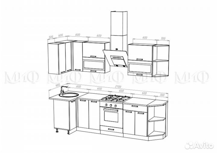 Кухонный гарнитур 