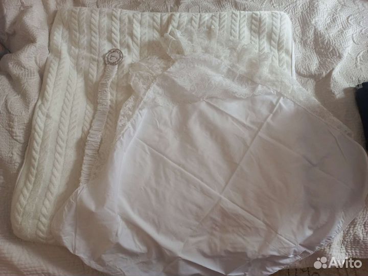 Одеяло на выписку осень зима