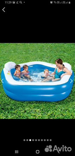 Детский надувной бассейн