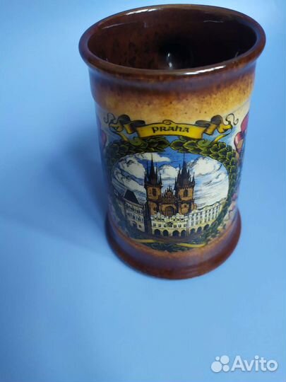 Кружка керамическая Прага для коллекции