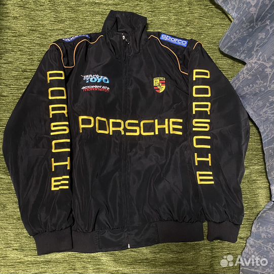 Винтажный бомбер porsche formula 1