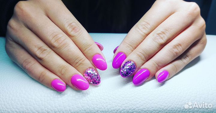 Маникюр, гель лак, наращивание, педикюр