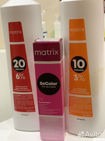 Оксидант Matrix и краска