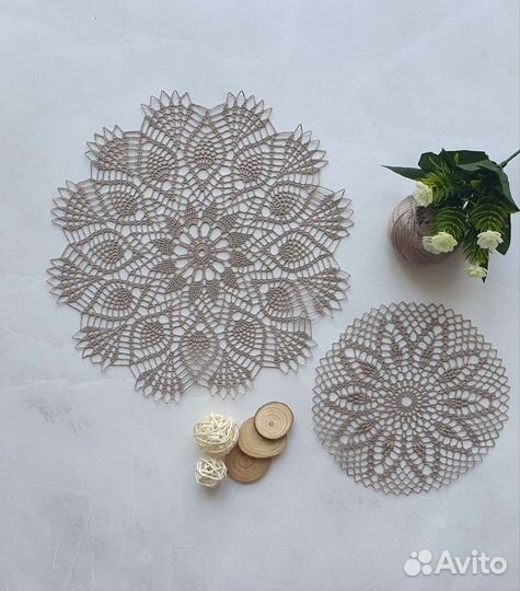 Салфетка вязаная крючком