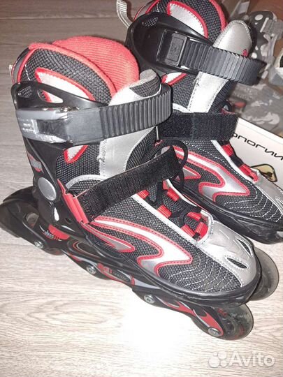 Роликовые коньки детские раздвижные