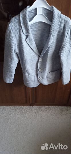 Кардиган (пиджак) вязаный для мальчика 140-146 см