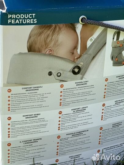 Эргорюкзак ergobaby 360 bundle of joy