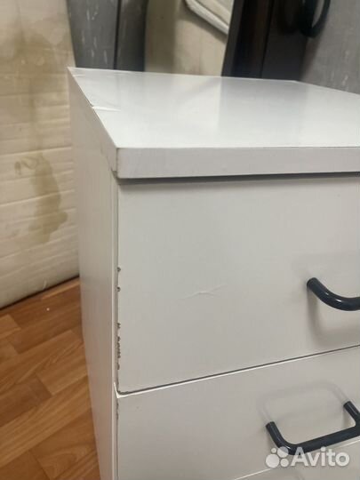 Тумба прикроватная белая бу