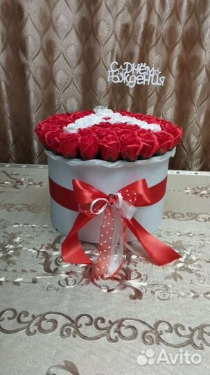 Букеты в коробках