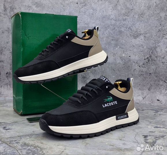 Непромокаемые кроссовки Lacoste черные