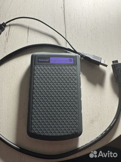 Внешний жесткий диск transcend StoreJet 1tb