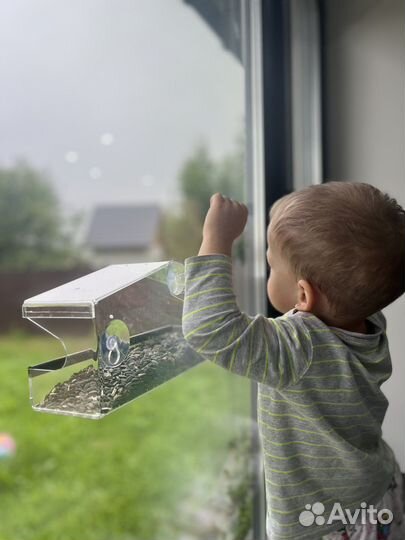 Кормушка для птиц на окно