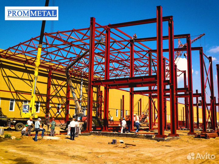 Ангар / Металлоконструкция / Производство ангаров