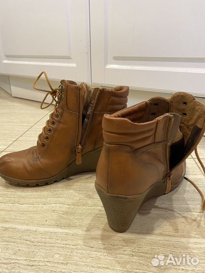 Ботильоны рыжие