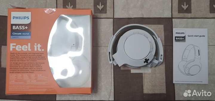 Наушники Bluetooth Philips Bass+