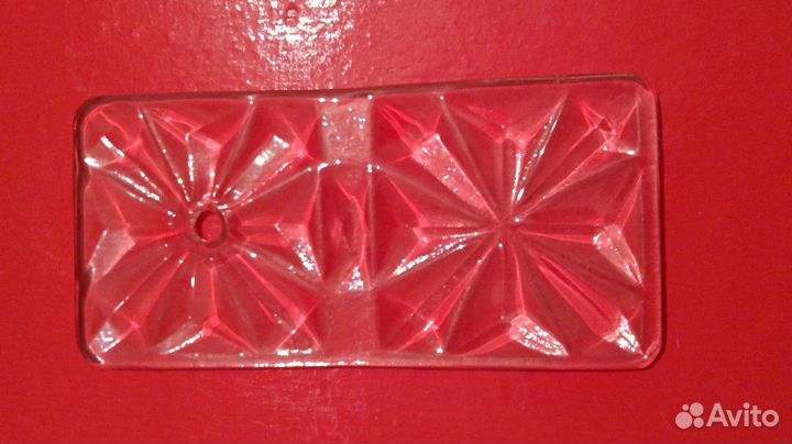 Подвески хрустальные от советской люстры, 53 шт