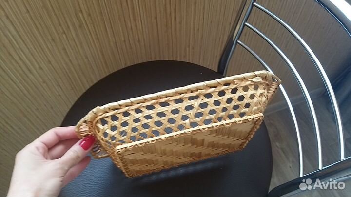 Конфетница, хлебница плетёная