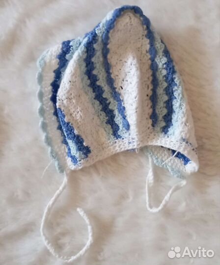Шапочка кружевная для младенца