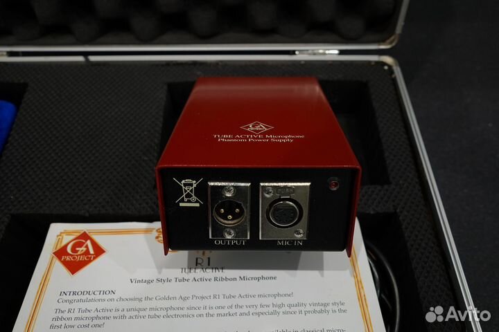 Ленточный ламповый микрофон Golden Age Project R1