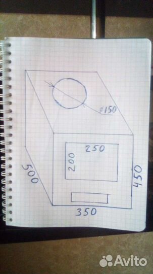 Печка на дровах для гаража