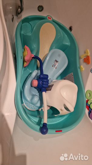 Детская ванночка со сливом (для новорожденных)