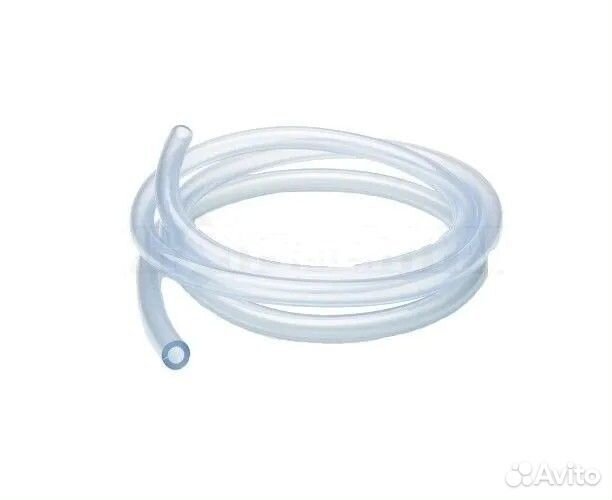 Шланг молочный пвх 16х5 прозрачный с полосой
