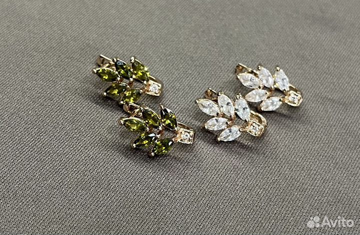 Серьги из медицинского сплава