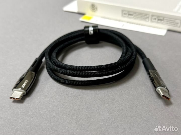Кабель Type-C на Type-C 100W Baseus