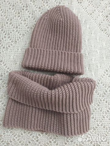 Шапка, комплект шапка +снуд