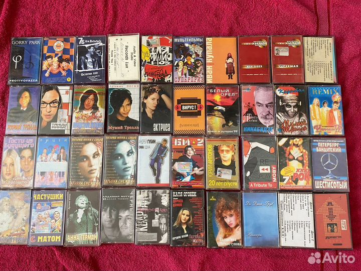 Аудиокассеты рок поп